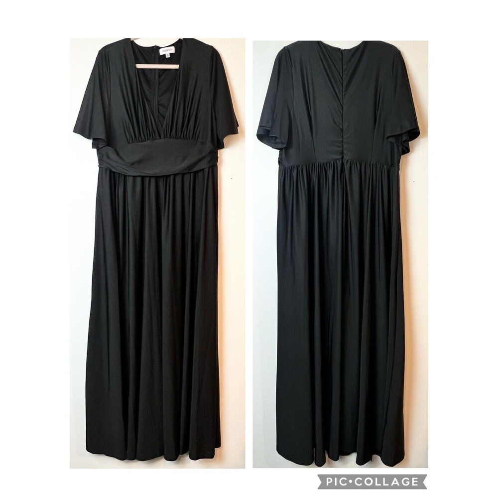 Faereisty Dress Plus Size 3XL Black Formal Cocktail
